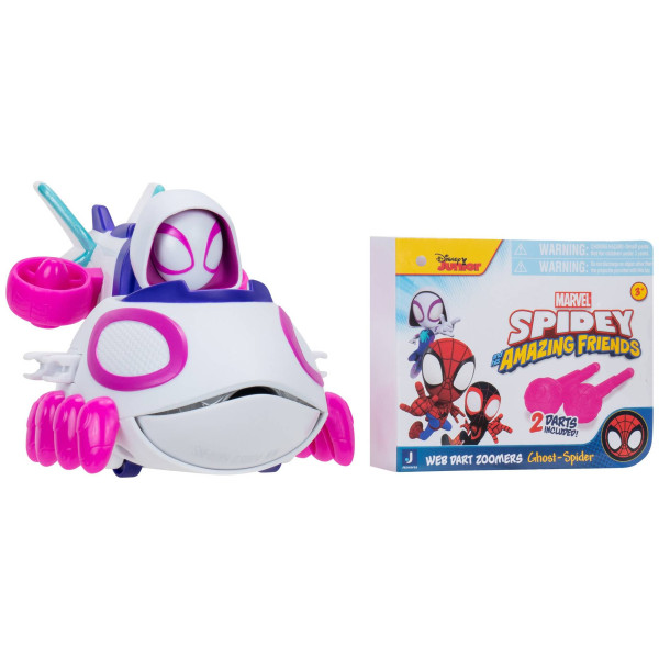Фото - Базовий ігровий транспорт для малюка Spidey Little Vehicle Web Dart Zoomers Привид-павук (SNF0289)