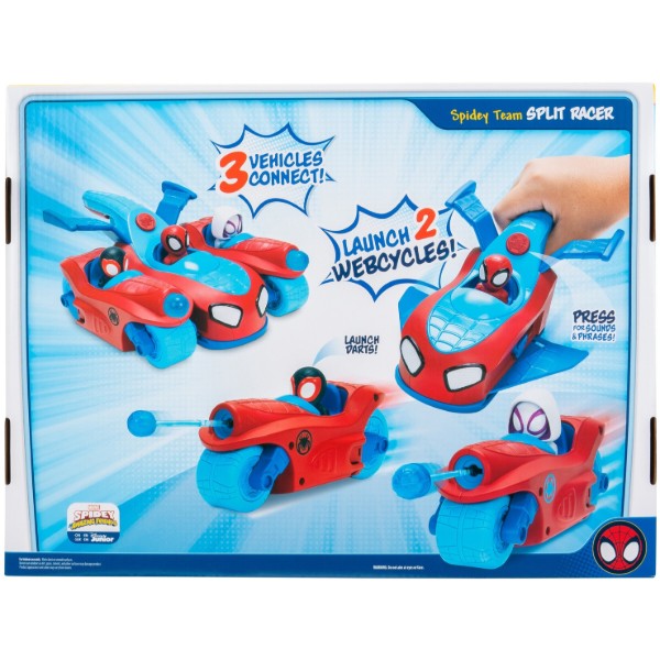 Фото - Набор игровых фигурок Spidey 3 в 1 Spidey Deluxe Feature Vehicle Сплит команда Спайди (SNF0271)