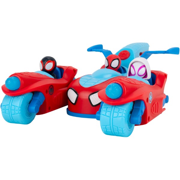 Фото - Набор игровых фигурок Spidey 3 в 1 Spidey Deluxe Feature Vehicle Сплит команда Спайди (SNF0271)