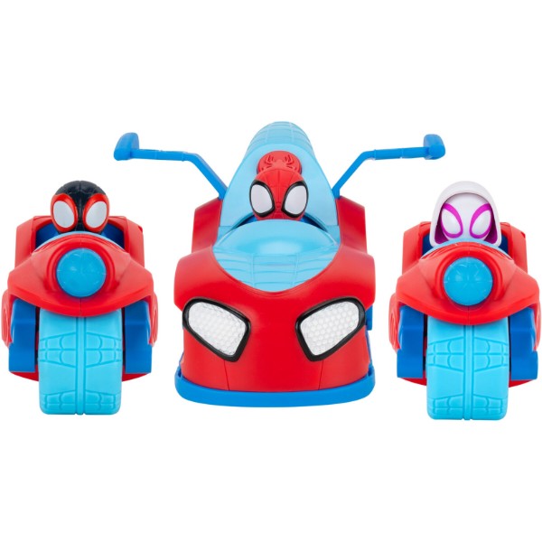 Фото - Набор игровых фигурок Spidey 3 в 1 Spidey Deluxe Feature Vehicle Сплит команда Спайди (SNF0271)