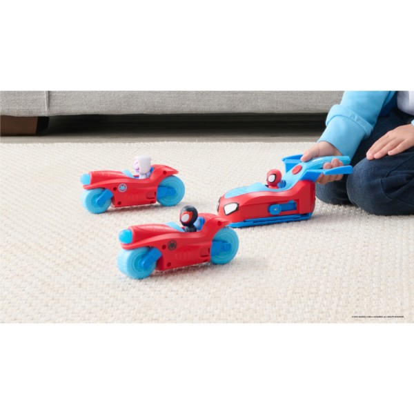 Фото - Набор игровых фигурок Spidey 3 в 1 Spidey Deluxe Feature Vehicle Сплит команда Спайди (SNF0271)