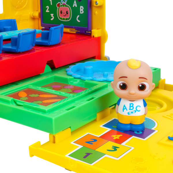 Фото - Базовый игровой транспорт для малыша CoComelon Vehicle Школьный автобус трансформер, свет, звук (CMW0509)