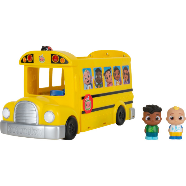 Фото - Базовый игровой транспорт для малыша CoComelon Vehicle Школьный автобус трансформер, свет, звук (CMW0509)