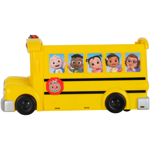 Фото - Базовый игровой транспорт для малыша CoComelon Vehicle Школьный автобус трансформер, свет, звук (CMW0509)