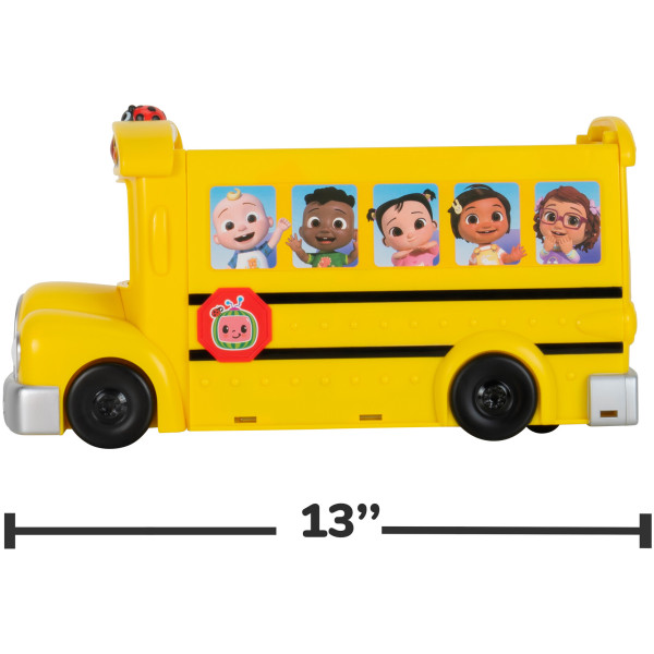 Фото - Базовый игровой транспорт для малыша CoComelon Vehicle Школьный автобус трансформер, свет, звук (CMW0509)