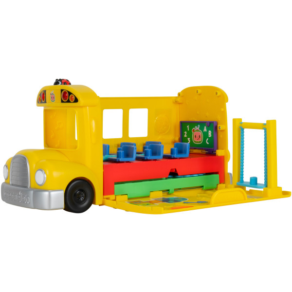 Фото - Базовый игровой транспорт для малыша CoComelon Vehicle Школьный автобус трансформер, свет, звук (CMW0509)