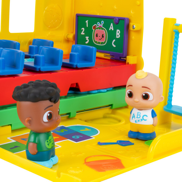 Фото - Базовый игровой транспорт для малыша CoComelon Vehicle Школьный автобус трансформер, свет, звук (CMW0509)