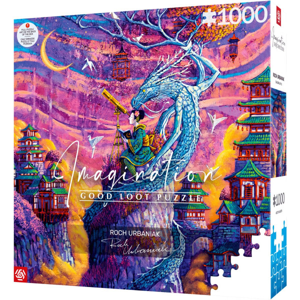 Фото - Пазлы (8+) Good Loot Imagination: Roch Urbaniak Sakura &amp; Ryu 1000 эл. (5908305249740)