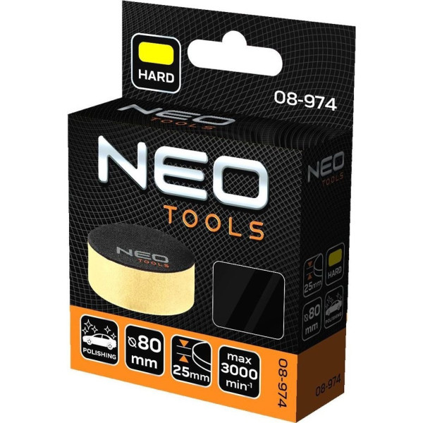 Фото - Круг шліфувальний Neo Tools 80x25 мм (08-974)