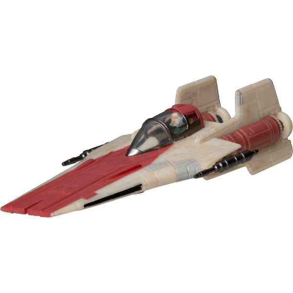Фото - Колекційна фігурка STAR WARS Small Vehicle Транспорт та фігурка A-Wing 7.5 см (SWJ0079)