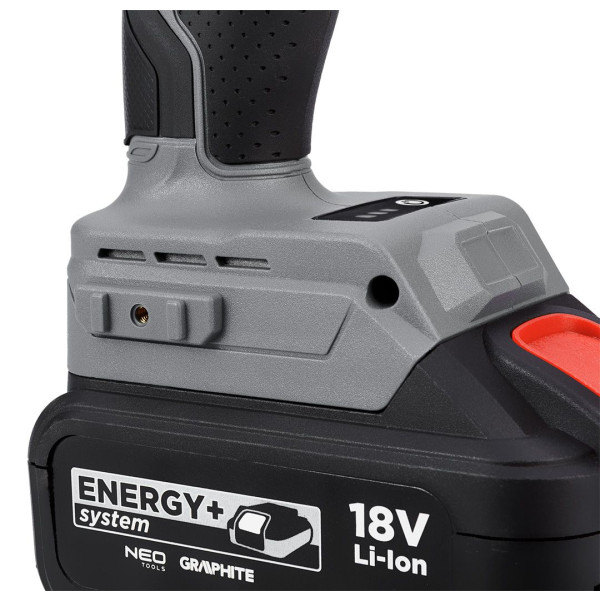 Фото - Гайковерт акумуляторний GRAPHITE Energy+ без АКБ та ЗП (58G028-1)