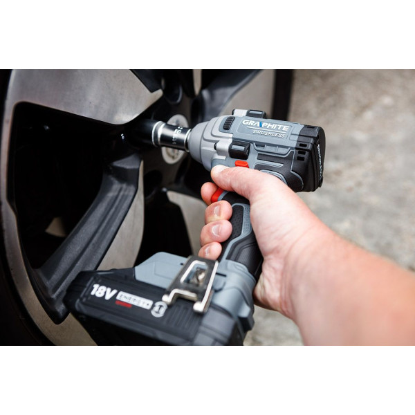 Фото - Гайковерт акумуляторний GRAPHITE Energy+ без АКБ та ЗП (58G028-1)