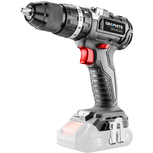 Фото - Дриль-шуруповерт GRAPHITE Energy+ без АКБ та ЗП (58G020)