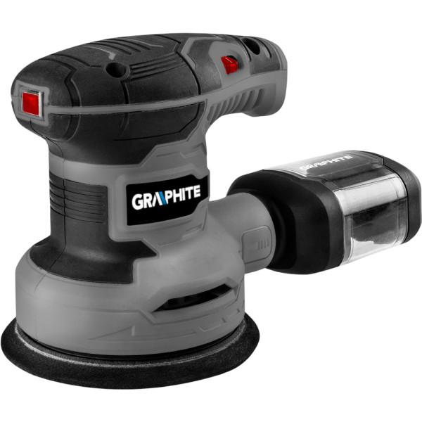 Фото - Ексцентрикова шліфовальна машина GRAPHITE 300Вт (59G348)
