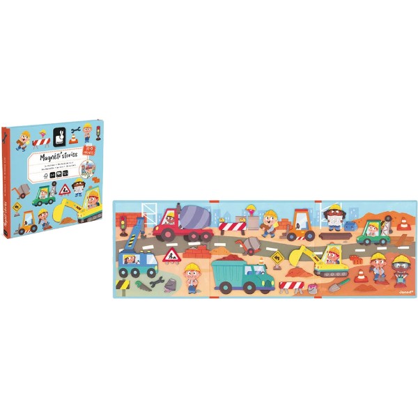 Фото - Настольная игра (3-4 года) Janod Строительная площадка 30 эл. (J05454)