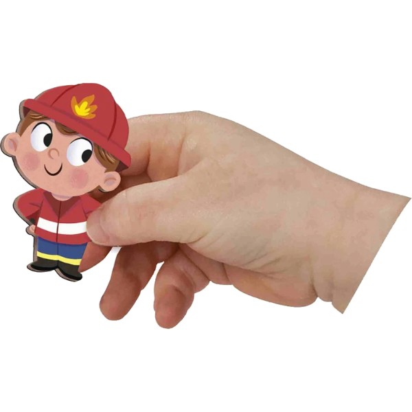 Фото - Настольная игра (3-4 года) Janod Пожарные 30 эл. (J05453)