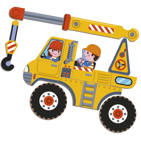 Фото - Настільна гра (3-4 роки) Janod Будівництво 70 ел. (J02526)