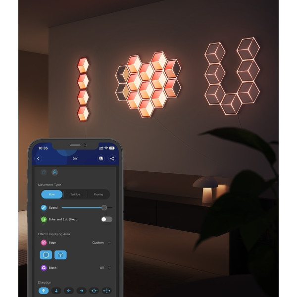 Фото - Світлодіодний світильник Govee H106A Glide Hexagon Light Panels Ultra expansion pack (H106A007-OF-EU)