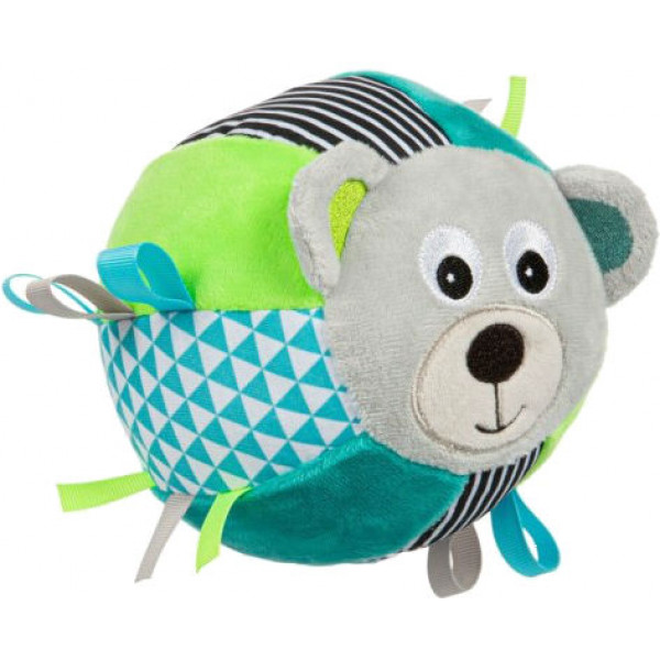 Фото - Мячик для малыша Canpol babies Bears с колокольчиком (68/074_grey)