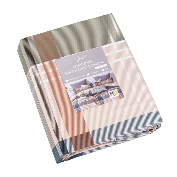 Фото - Комплект постільної білизни Home Line Сатин твіл 200х220 см ЗАТИШОК (183070)