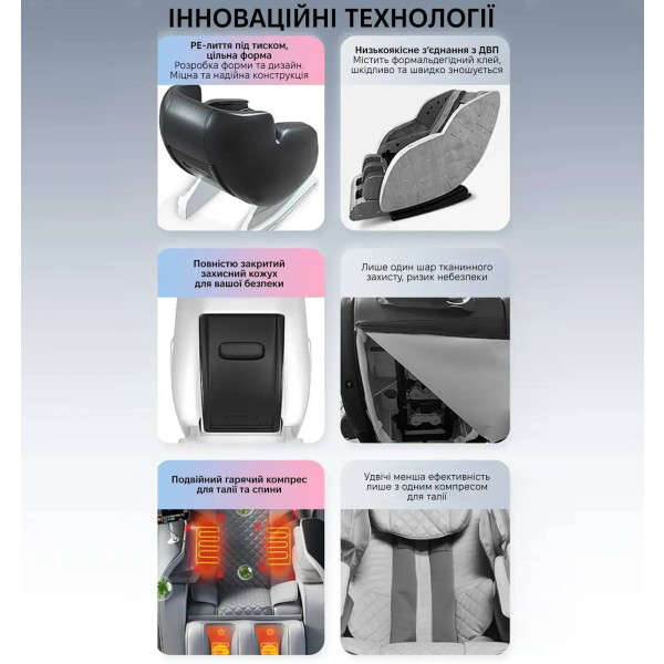 Фото - Масажне крісло INSPIRE 612A Black