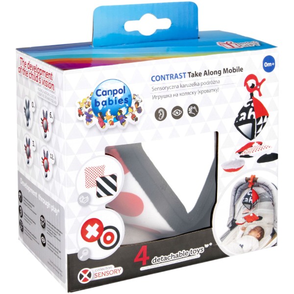 Фото - Мини-мобиль Canpol babies Sensory Toys Карусель для путешествий (68/083)