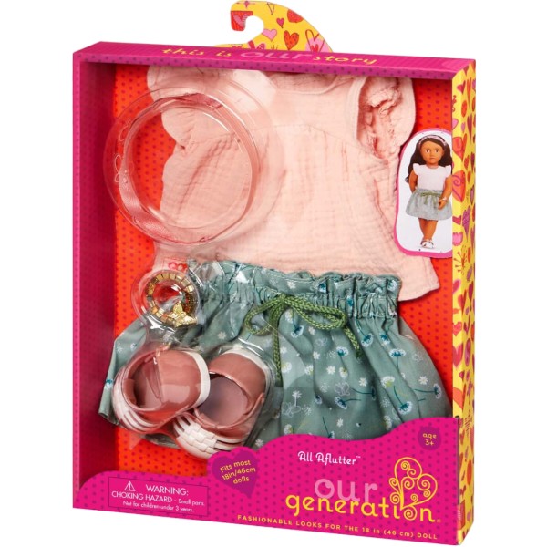 Фото - Одежда и аксессуары для куклы Our Generation с юбкой для прогулки (BD30496Z)