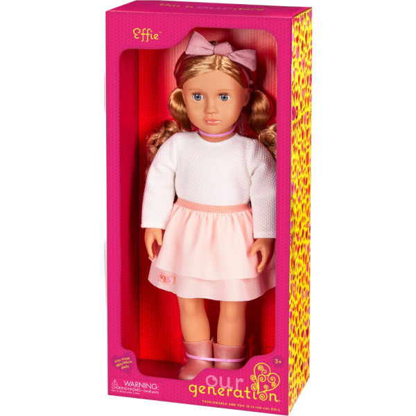 Фото - Кукла Our Generation Эффи в розовой юбке с воланами 46 см (BD31521Z)