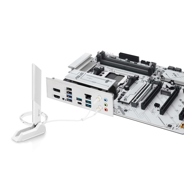Фото - Материнская плата Asus B650E MAX GAMING WIFI White 4xDDR5