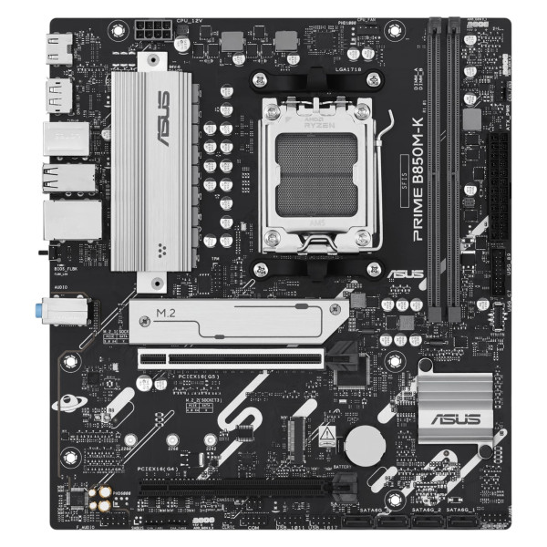 Фото - Материнська плата Asus PRIME B850M-K DDR5 Фото - Материнська плата Asus PRIME B850M-K DDR5