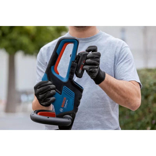 Фото - Кущоріз акумуляторний Bosch GHE 18V-60 без АКБ и ЗУ (0.600.8C9.000)