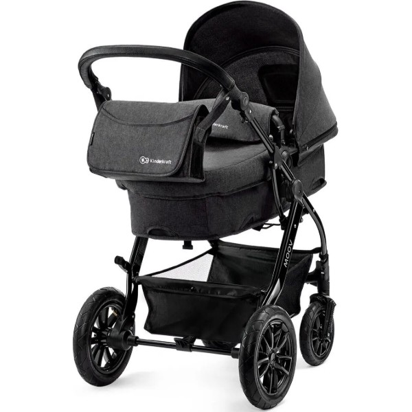 Фото - Коляска универсальная 3 в 1 Kinderkraft Moov Black (KKWMOOVBLK00NC)