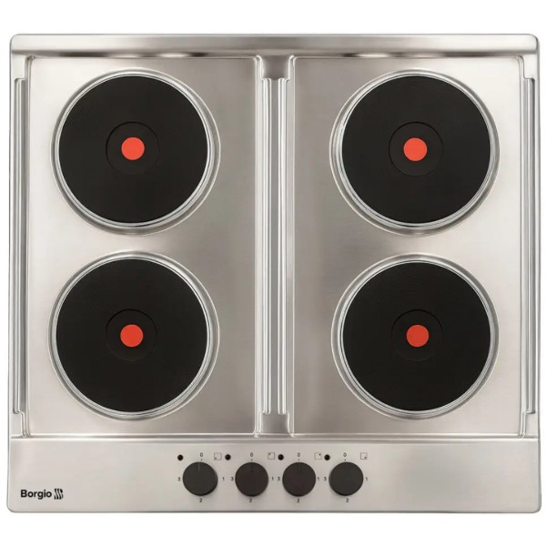 Фото - Варильна поверхня електрична Borgio 6850-04R Inox