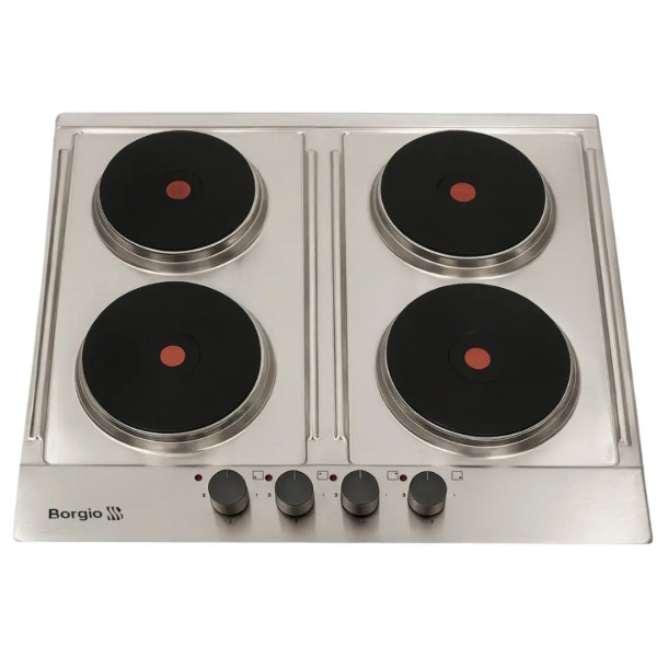 Фото - Варильна поверхня електрична Borgio 6850-04R Inox