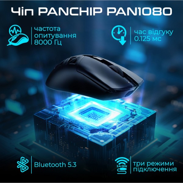 Фото - Мышь беспроводная игровая RAWM SA-SL01C.black