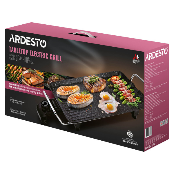 Фото - Гриль-барбекю электрический ARDESTO GHP-1BL
