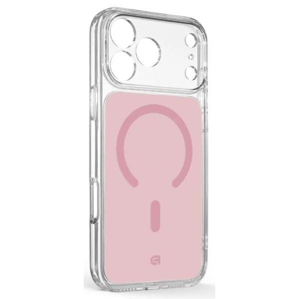 Фото - Чехол для смартфона Armorstandart Clear Hybrid MagCase for Apple iPhone 18 Pro Max / 17 Pro Max Pink (ARM91753)