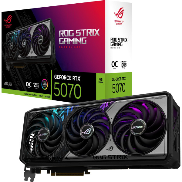 Фото - Відеокарта Asus GeForce RTX 5070 12GB GDDR7 OC (ROG-STRIX-RTX5070-O12G-GAMING)