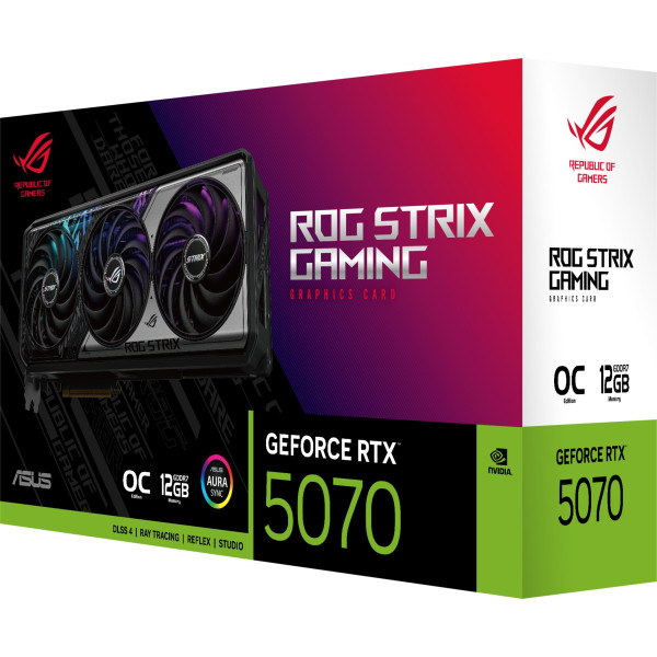 Фото - Відеокарта Asus GeForce RTX 5070 12GB GDDR7 OC (ROG-STRIX-RTX5070-O12G-GAMING)