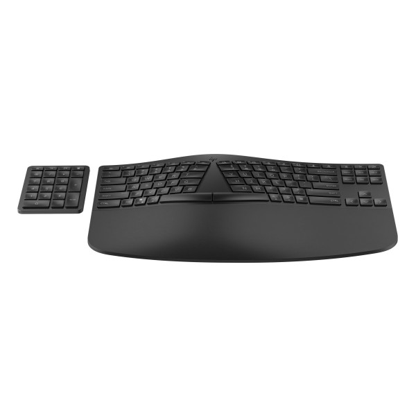 Фото - Клавиатура беспроводная HP 960 BLK Ergonomic split-zone, 112key, BT, EN/UK Black (7E755AA)