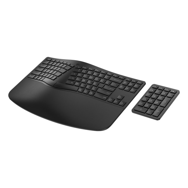 Фото - Клавиатура беспроводная HP 960 BLK Ergonomic split-zone, 112key, BT, EN/UK Black (7E755AA)