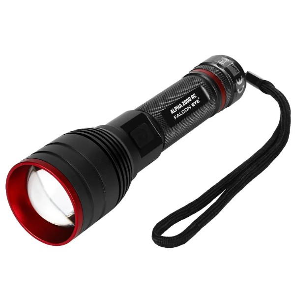 Фото - Фонарь аккумуляторный Falcon Eye 2000 RC (2000 Lm) Focus Rechargeable Type-C (FHH0123)