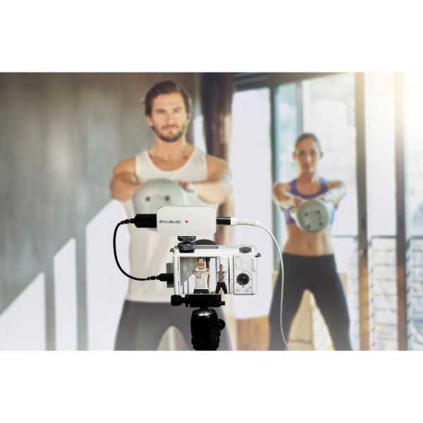 Фото - Устройство захвата видео Avermedia BU113G2 CamStream 4K White (61BU113G20A2)
