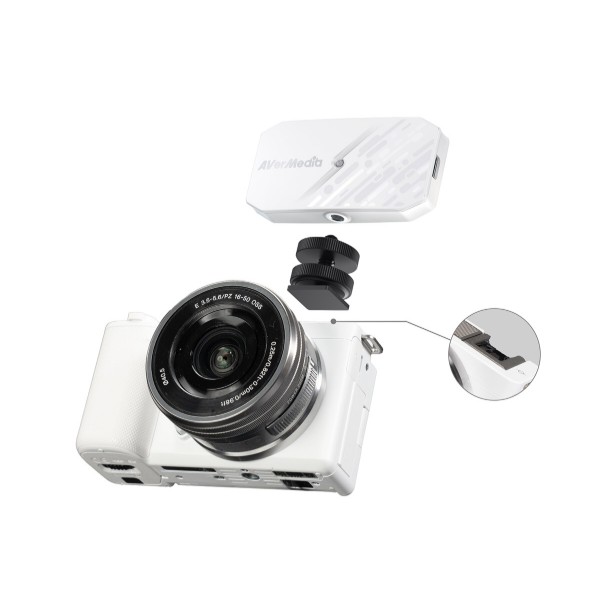 Фото - Устройство захвата видео Avermedia BU113G2 CamStream 4K White (61BU113G20A2)