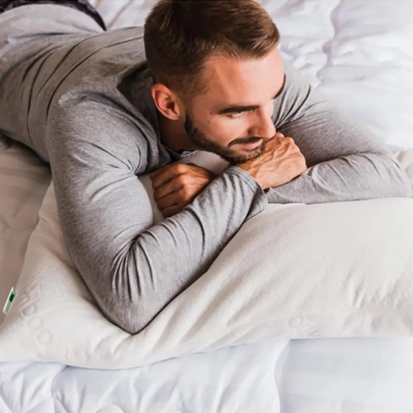 Фото - Подушка стандартная MirSon хлопковая №885 Julia Hand made Средняя 70х70 см (2200003226966)