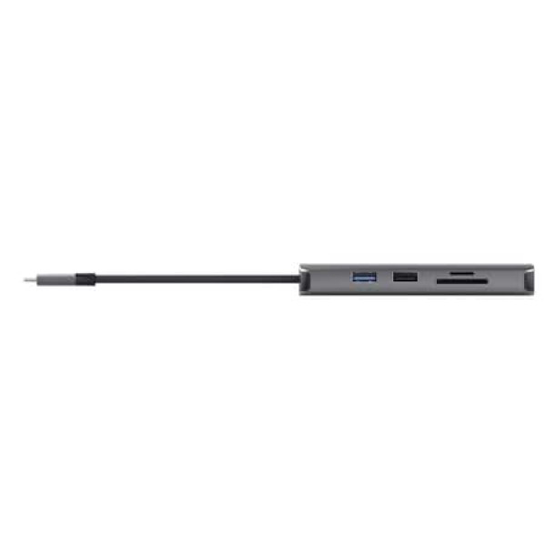 Фото - Хаб USB Trust Dalyx  8in1 USB-C> 1xUSB-А 3.2/USB-A 2.0/2xUSB-С/HDMI/Ehernet/SD/microSD 0.15m (25672)