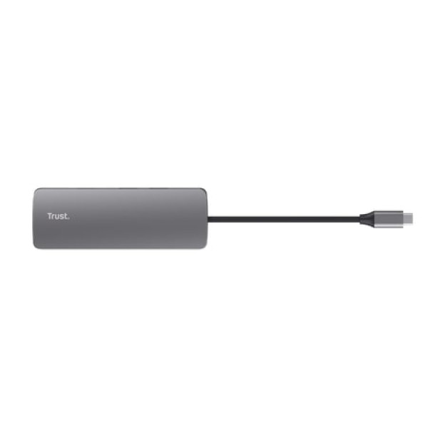 Фото - Хаб USB Trust Dalyx  8in1 USB-C> 1xUSB-А 3.2/USB-A 2.0/2xUSB-С/HDMI/Ehernet/SD/microSD 0.15m (25672)
