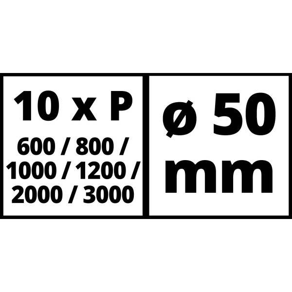 Фото - Круг шліфувальний Einhell до TC-PA 50, 50 мм 60 шт. (4133131)