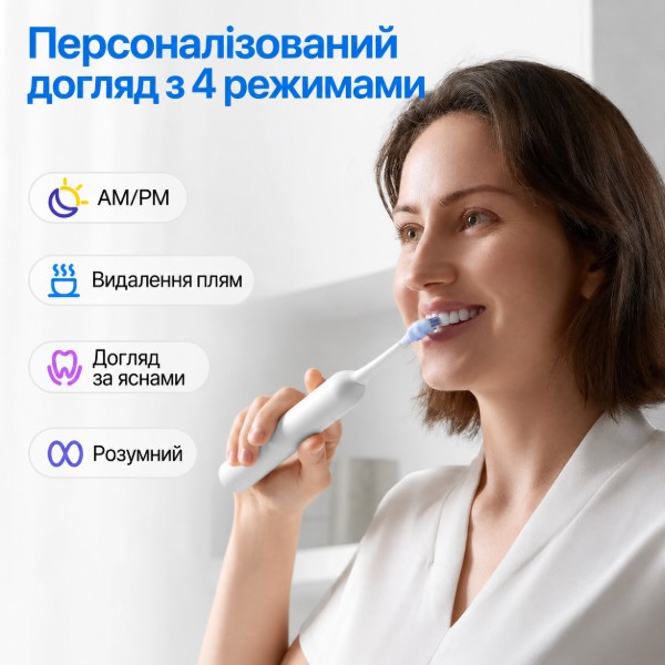 Фото - Зубна щітка електрична Usmile Y20 PRO біла