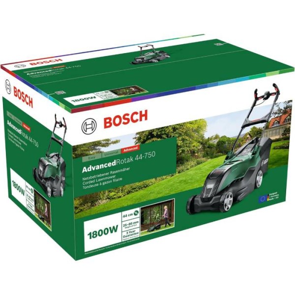 Фото - Газонокосарка електрична Bosch AdvancedRotak 44-750 (0.600.8B9.J00)
